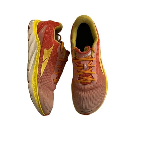 Altra Rivera 2 Running Shoes Women's Pink‎ Orange Yellow Size 8 Lightweight - Picture 4 of 6